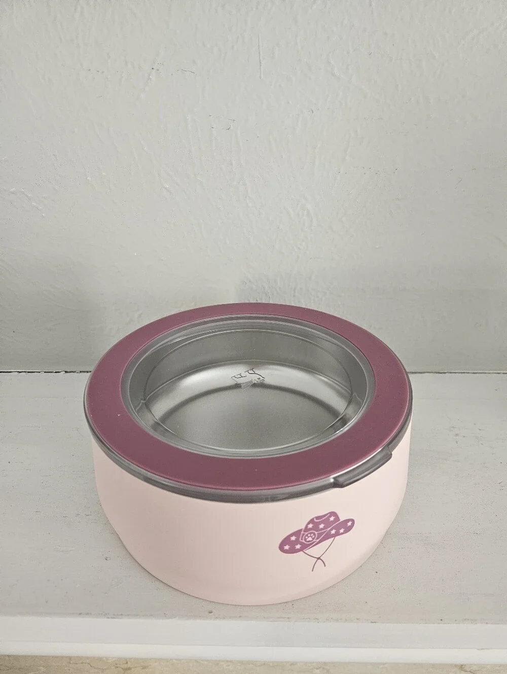 NWT Target Exclusive Stanley 24 Ounce Pet Bowl With Lid- Western Pink